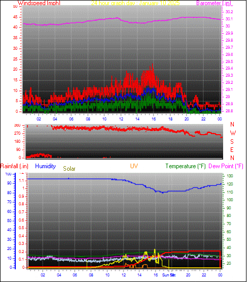 24 Hour Graph for Day 10